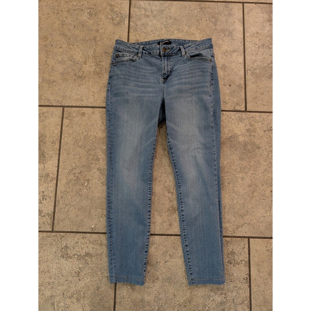 d.jeans Jeans Womens 10 Light Blue Skinny Stretch Denim REPREVE